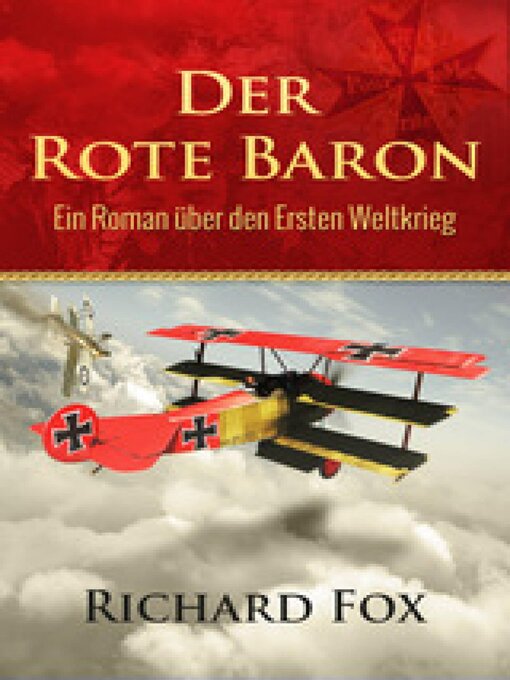 Cover image for Der Rote Baron--Ein Roman über den Ersten Weltkrieg